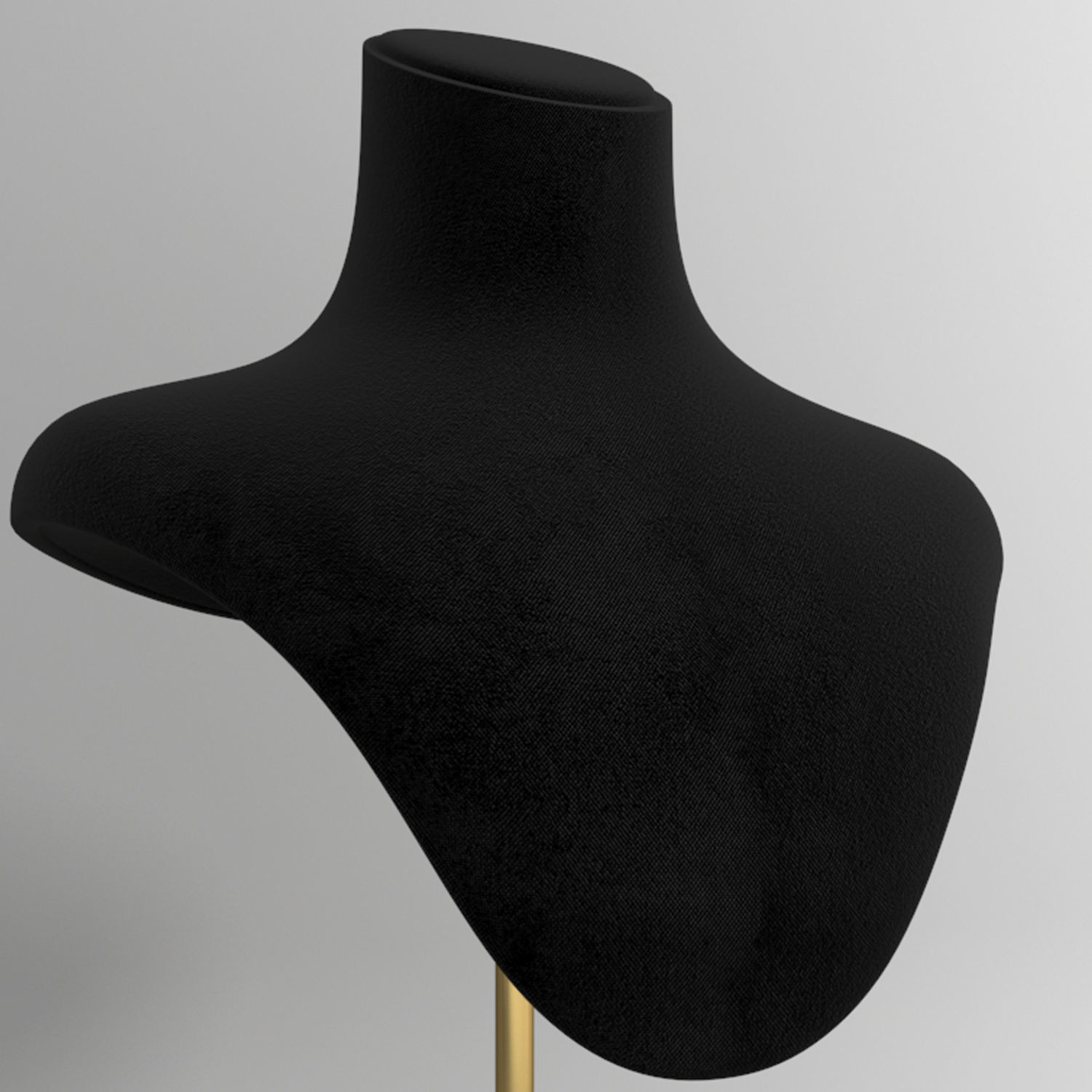 Neck Mannequin 3D model_5