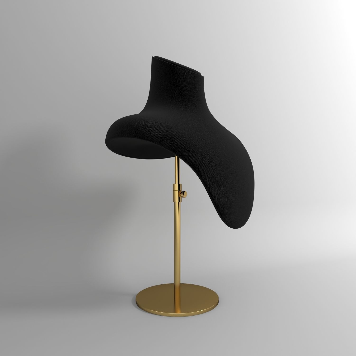 Neck Mannequin 3D model_2