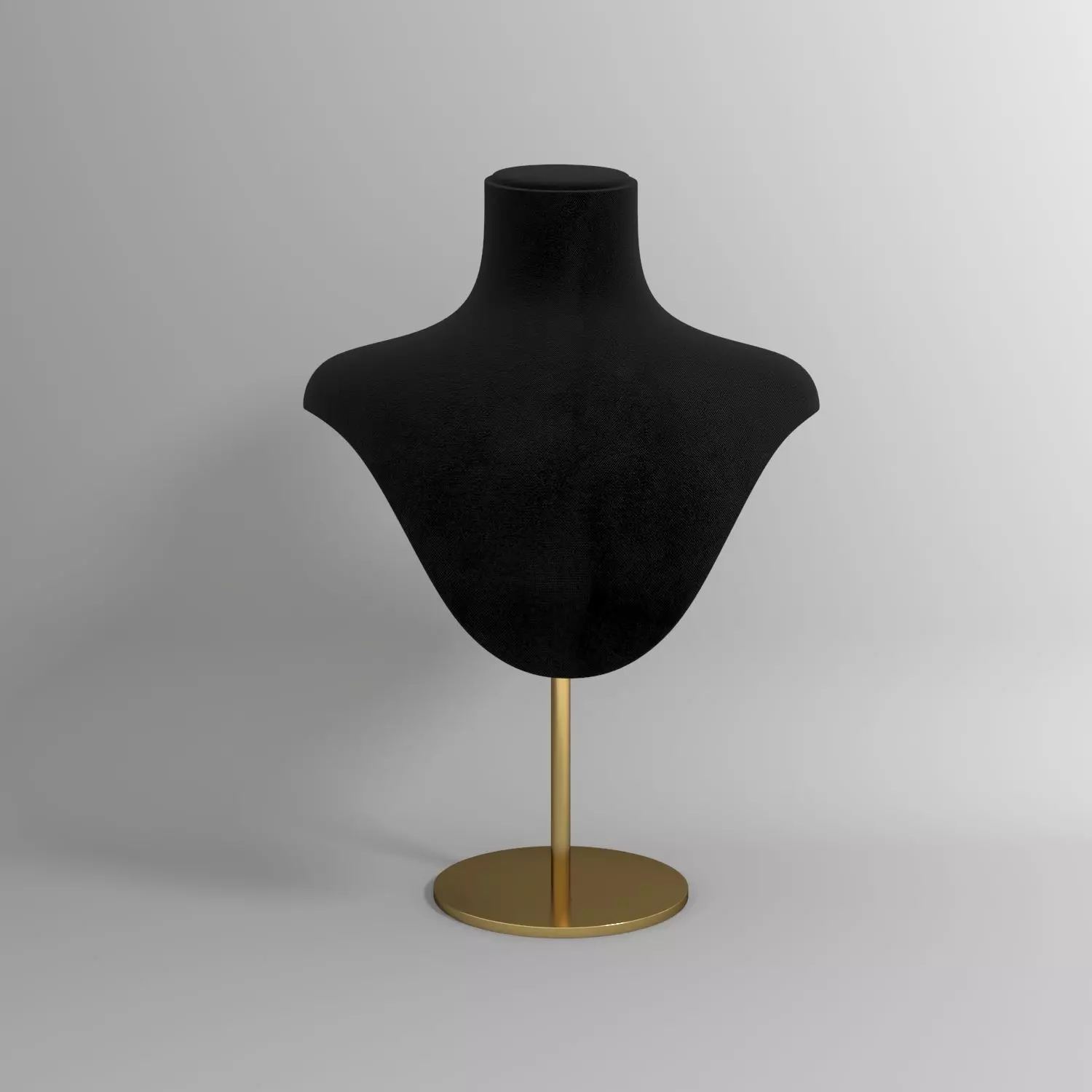Neck Mannequin 3D model_0