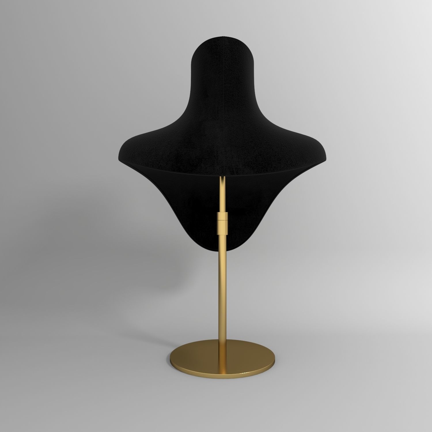 Neck Mannequin 3D model_3
