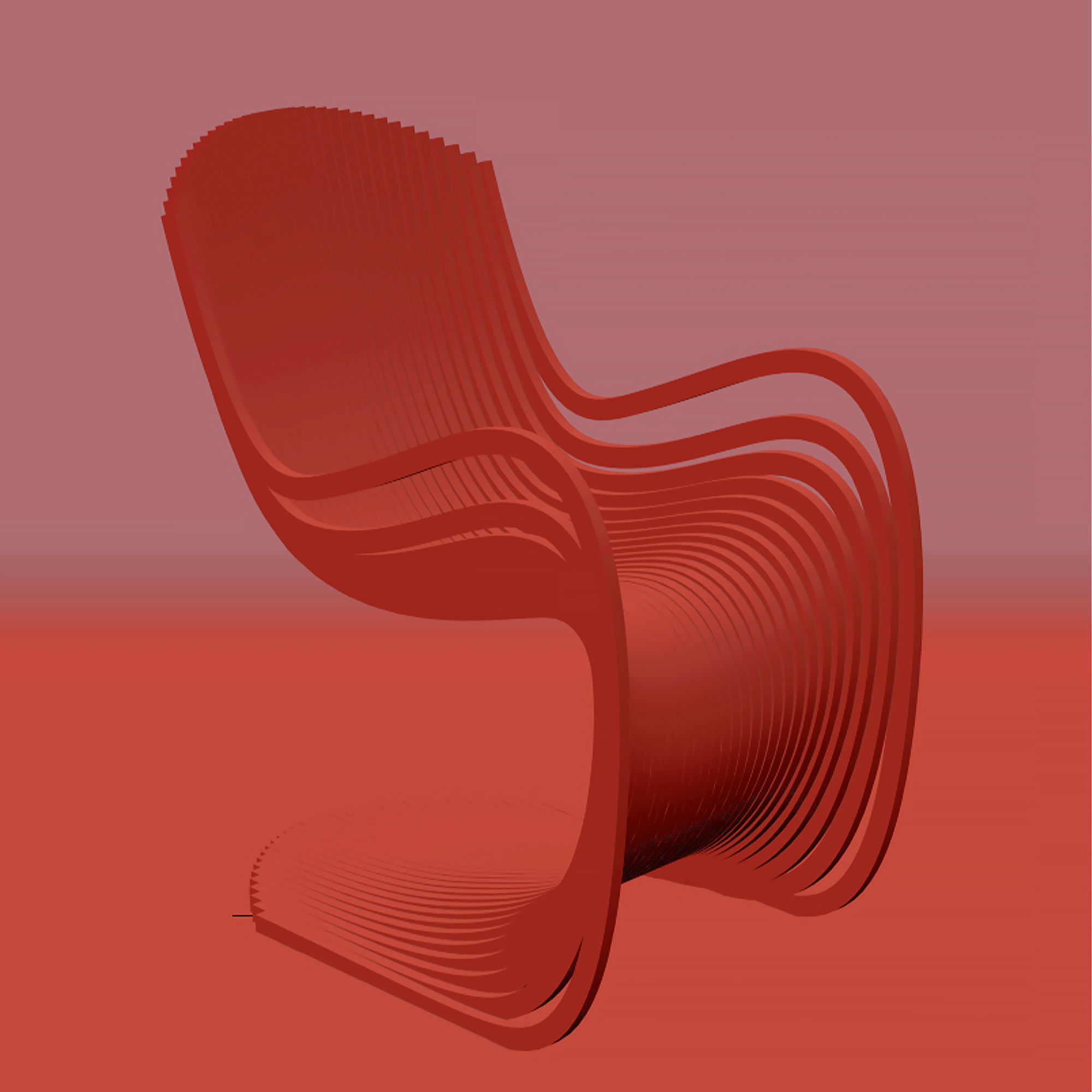 Parametric Chair 3D model_2