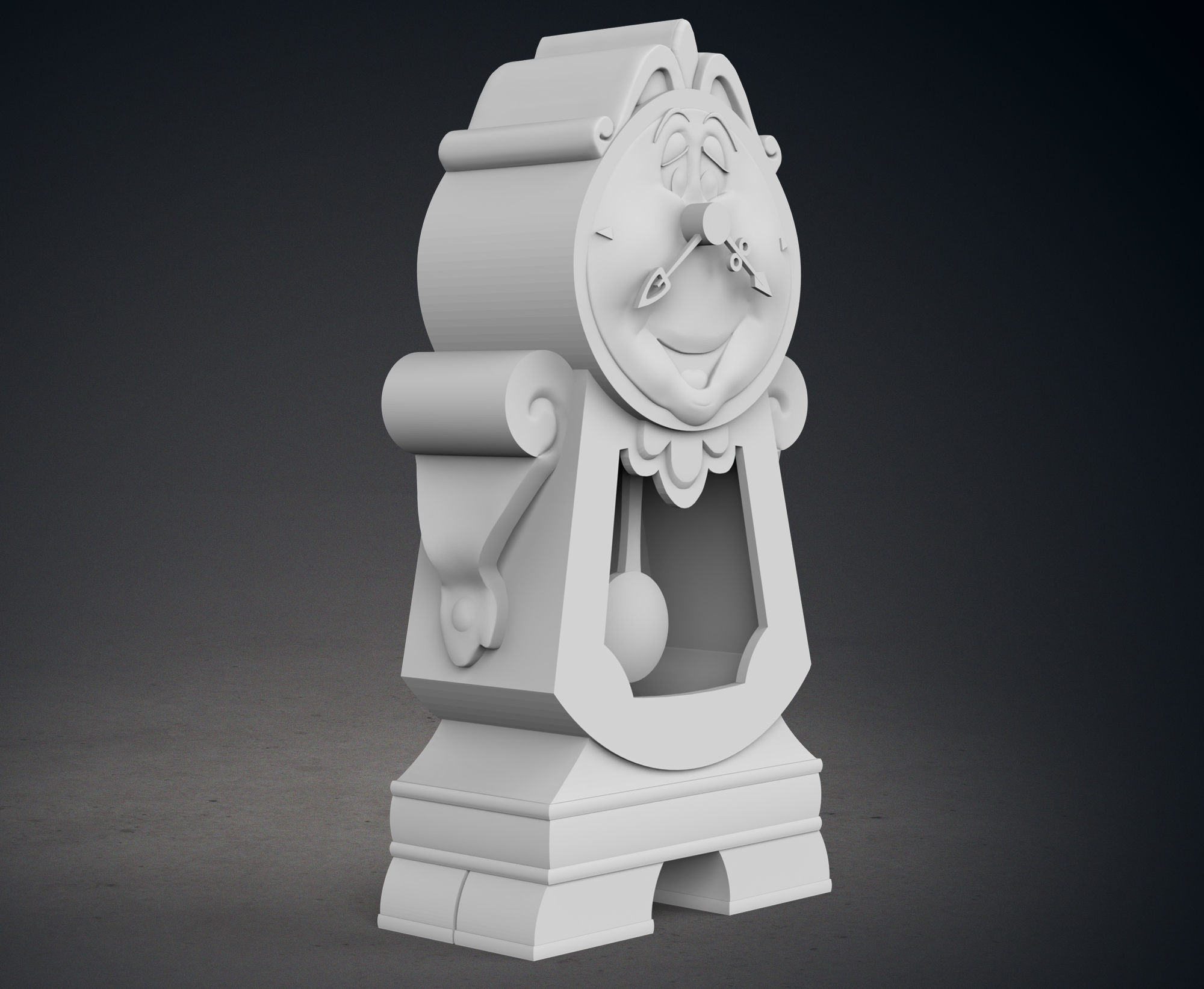 Cogsworth 3D print model_9