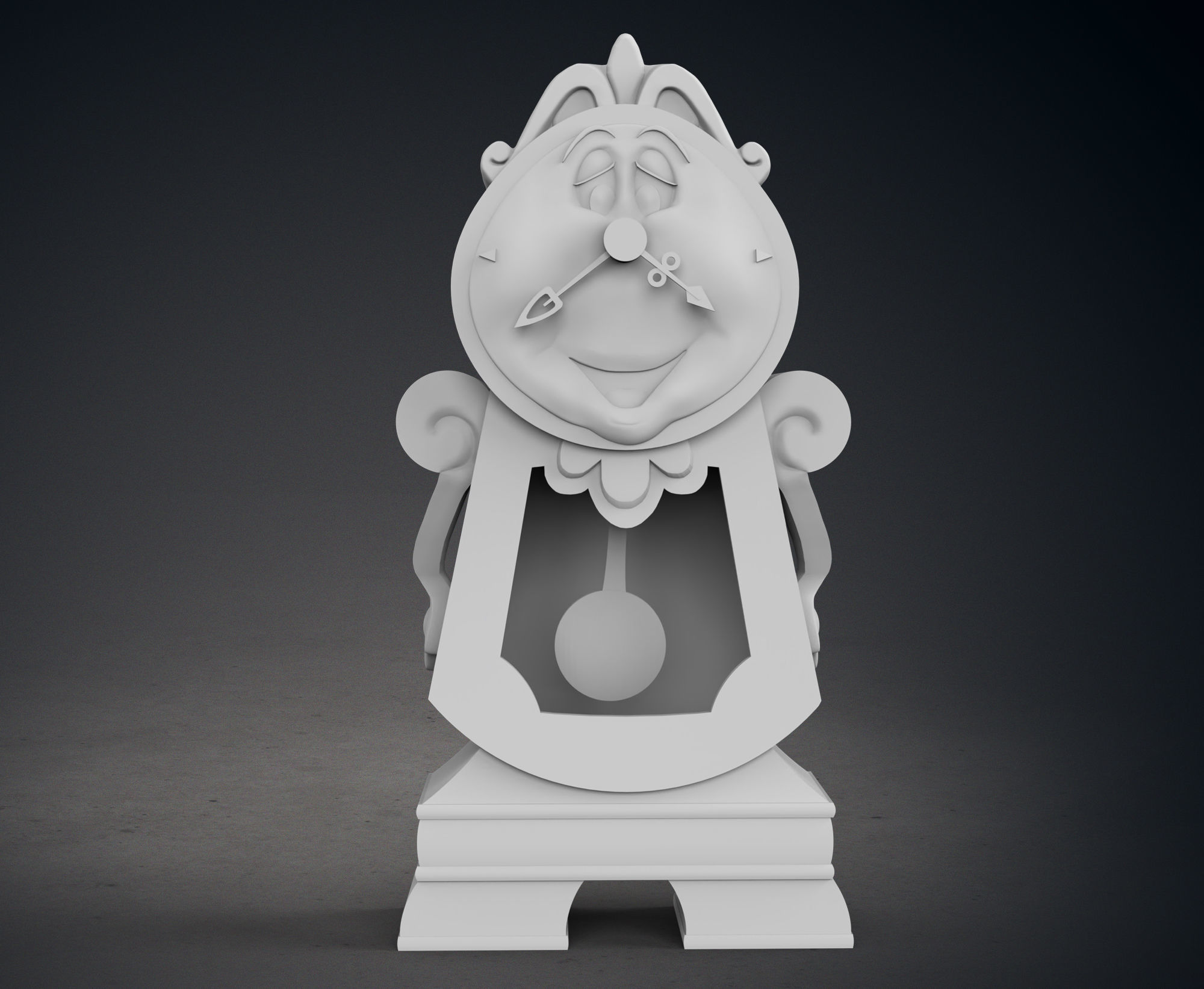 Cogsworth 3D print model_10