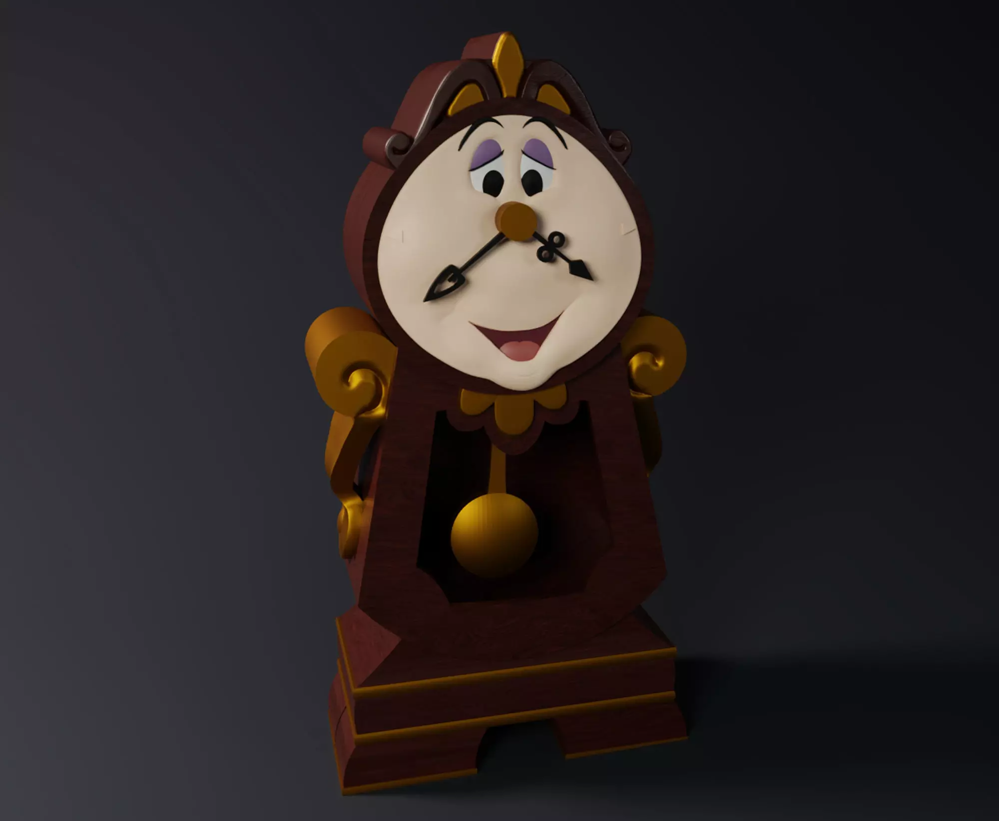 Cogsworth 3D print model_0
