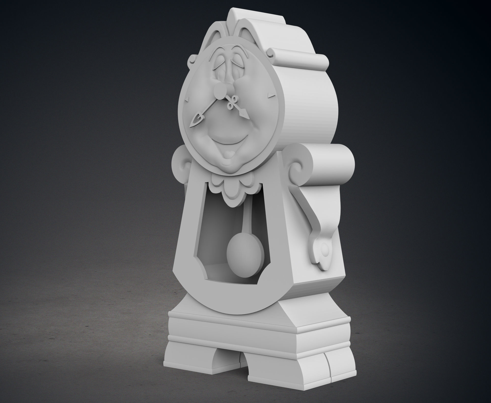 Cogsworth 3D print model_3
