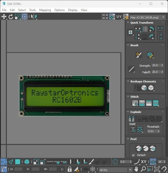 Liquid Crystal Display Screen Component 3D model_35