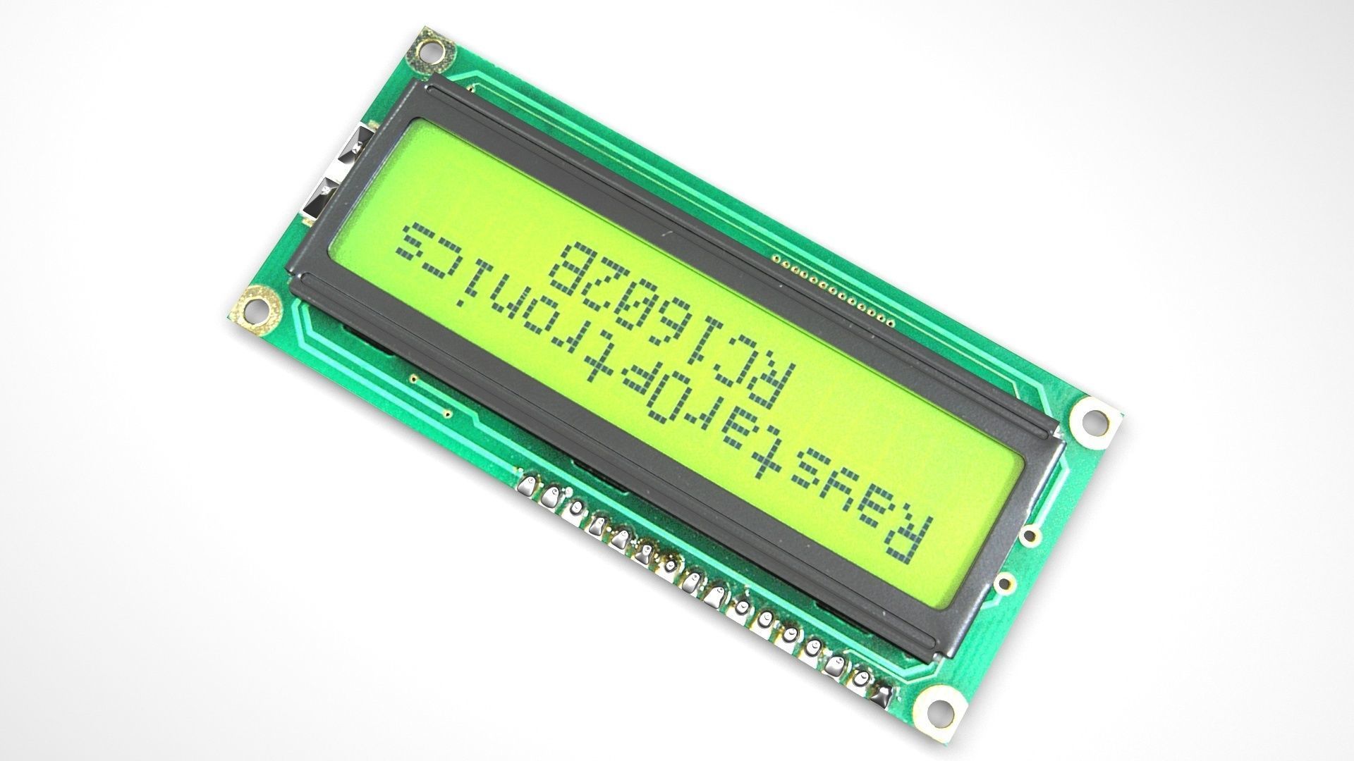 Liquid Crystal Display Screen Component 3D model_3