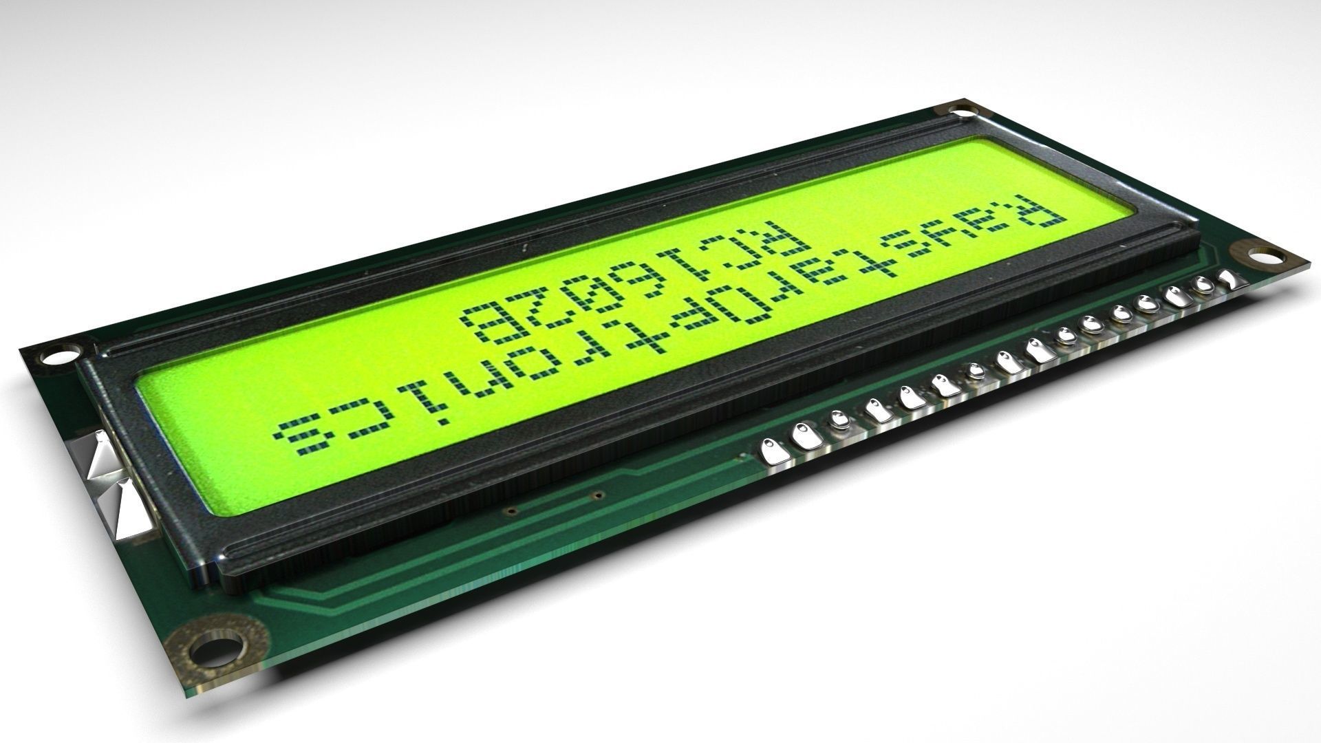 Liquid Crystal Display Screen Component 3D model_2