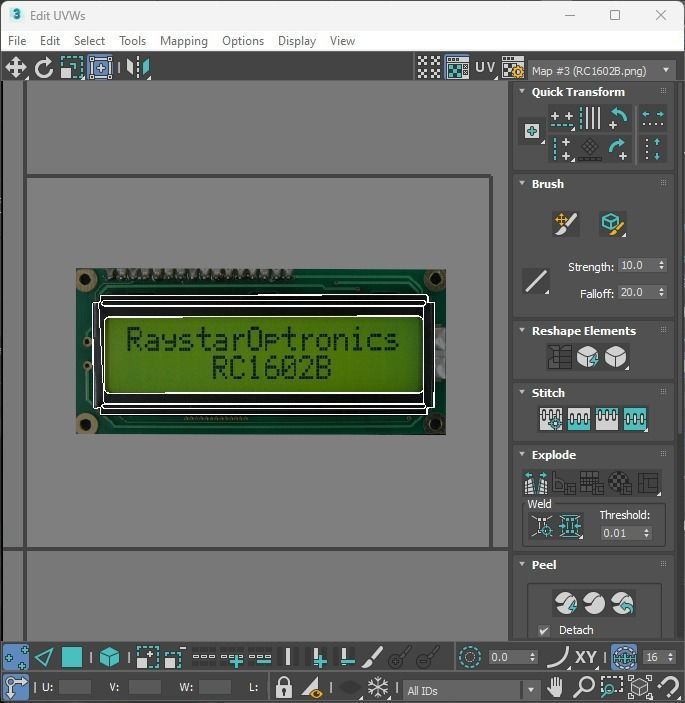 Liquid Crystal Display Screen Component 3D model_34