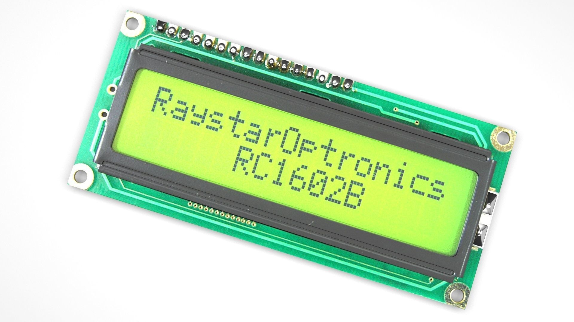 Liquid Crystal Display Screen Component 3D model_1