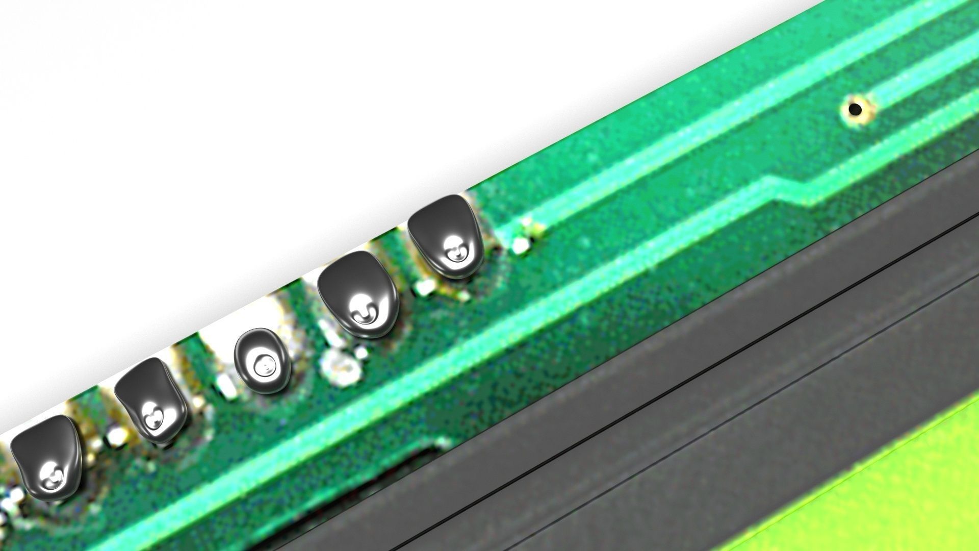 Liquid Crystal Display Screen Component 3D model_6