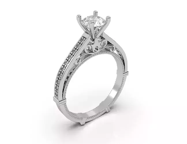 86 Womens ring with diamond