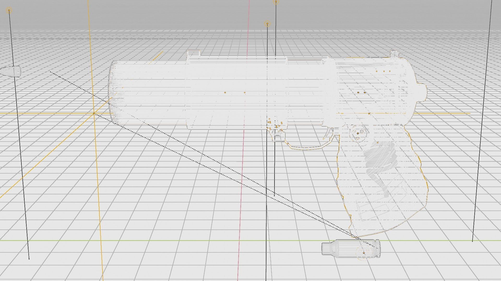 Revolving Gatling Pistol 3D model_9