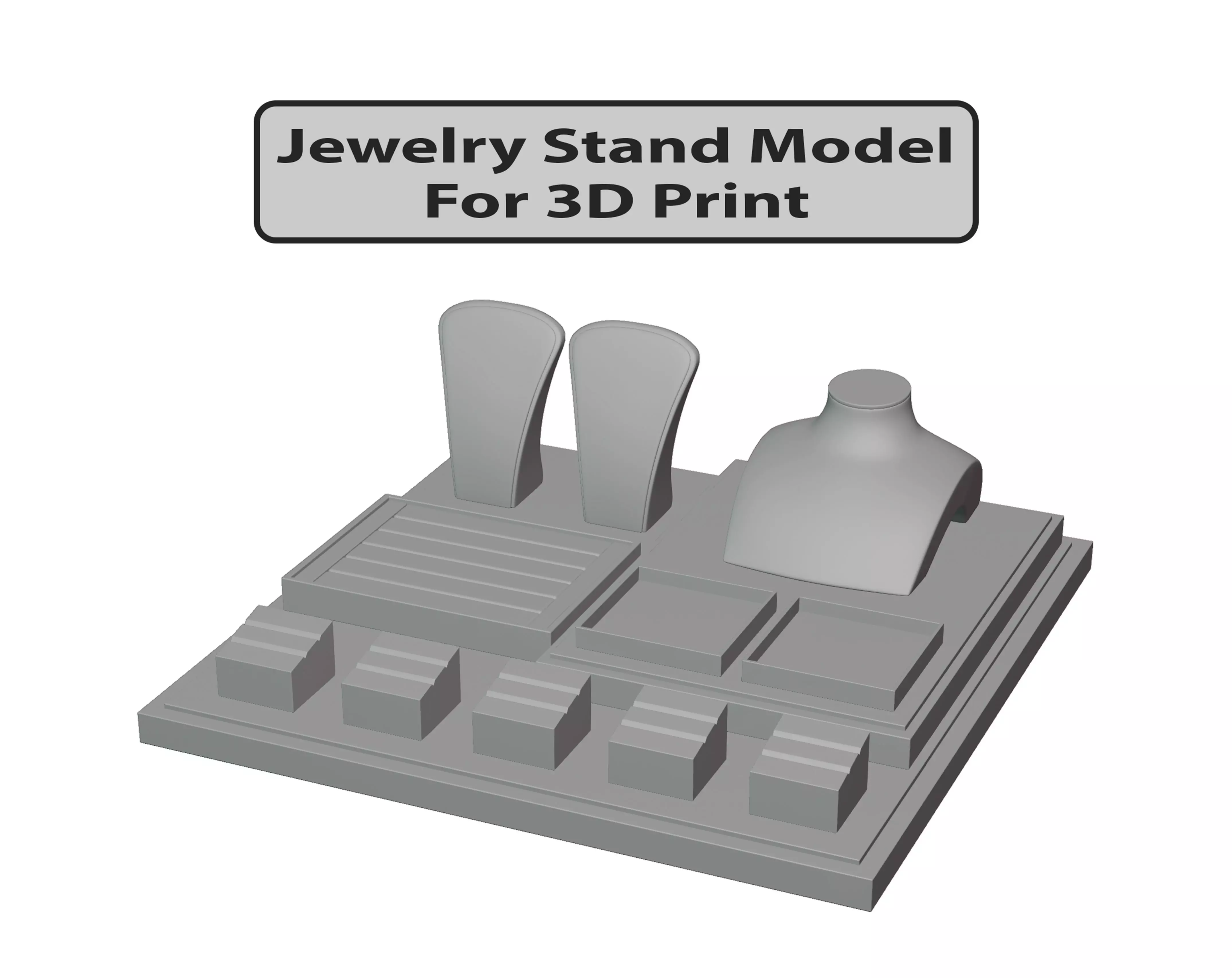 Jewelry Stand Vol 9 3D print model 3D print model_0