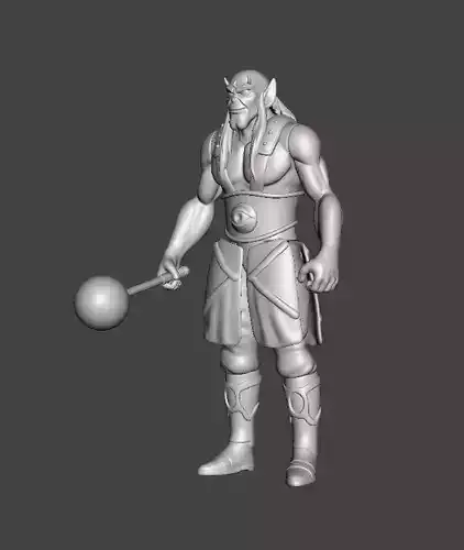 Custom Designed STL File Alluro Figure for 3D Printing