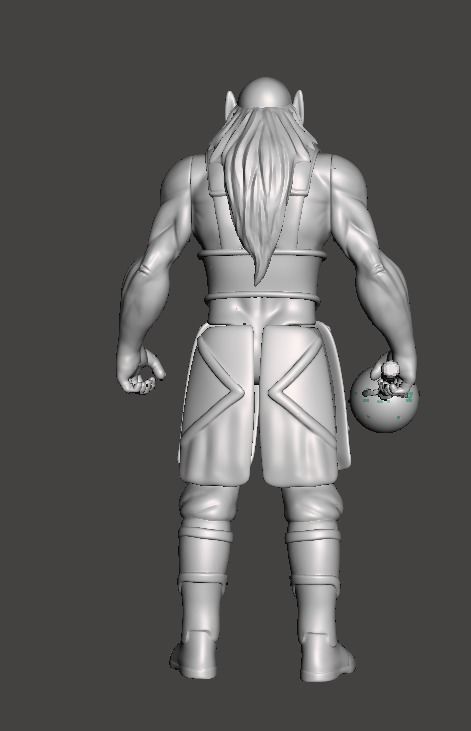 Custom Designed STL File Alluro Figure for 3D Printing 3D print model_2