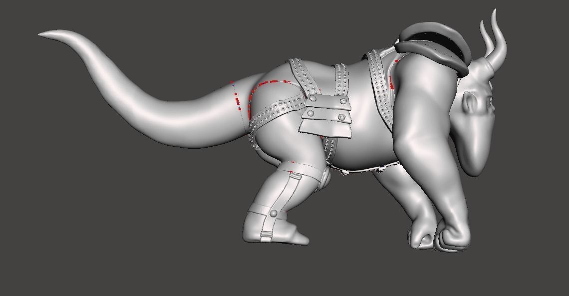 Custom Designed STL File Alluro Figure for 3D Printing 3D print model_5