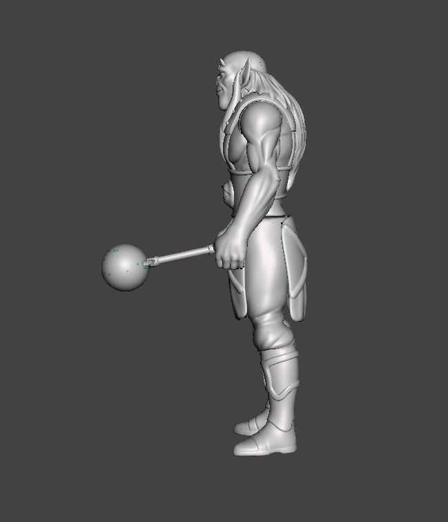 Custom Designed STL File Alluro Figure for 3D Printing 3D print model_1