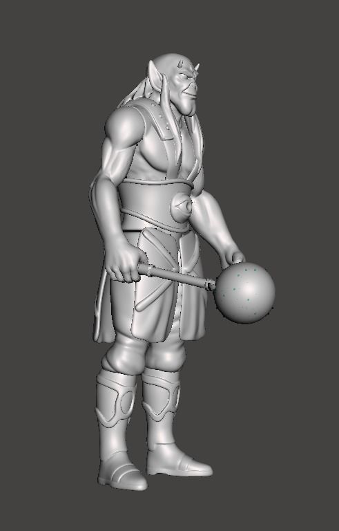 Custom Designed STL File Alluro Figure for 3D Printing 3D print model_3