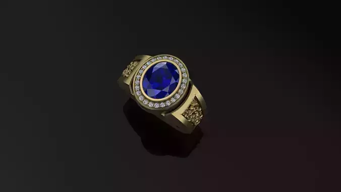 men  ring 3D print model