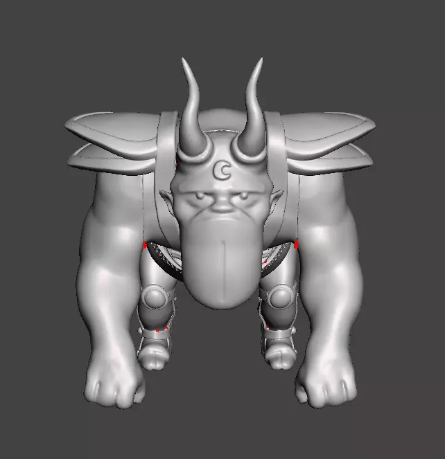 Custom Desgined STL File Amok Action Figure for 3d Printing 3D print model_0