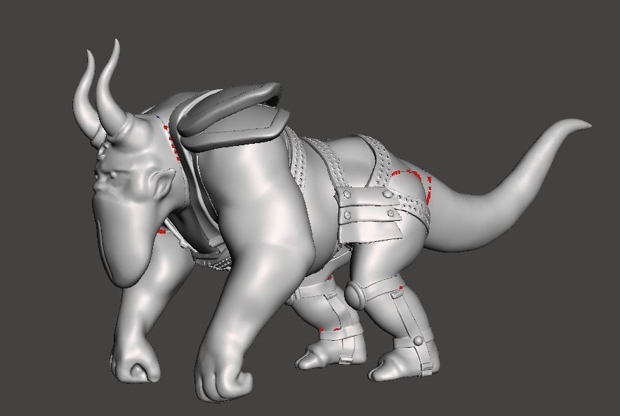 Custom Desgined STL File Amok Action Figure for 3d Printing 3D print model_5