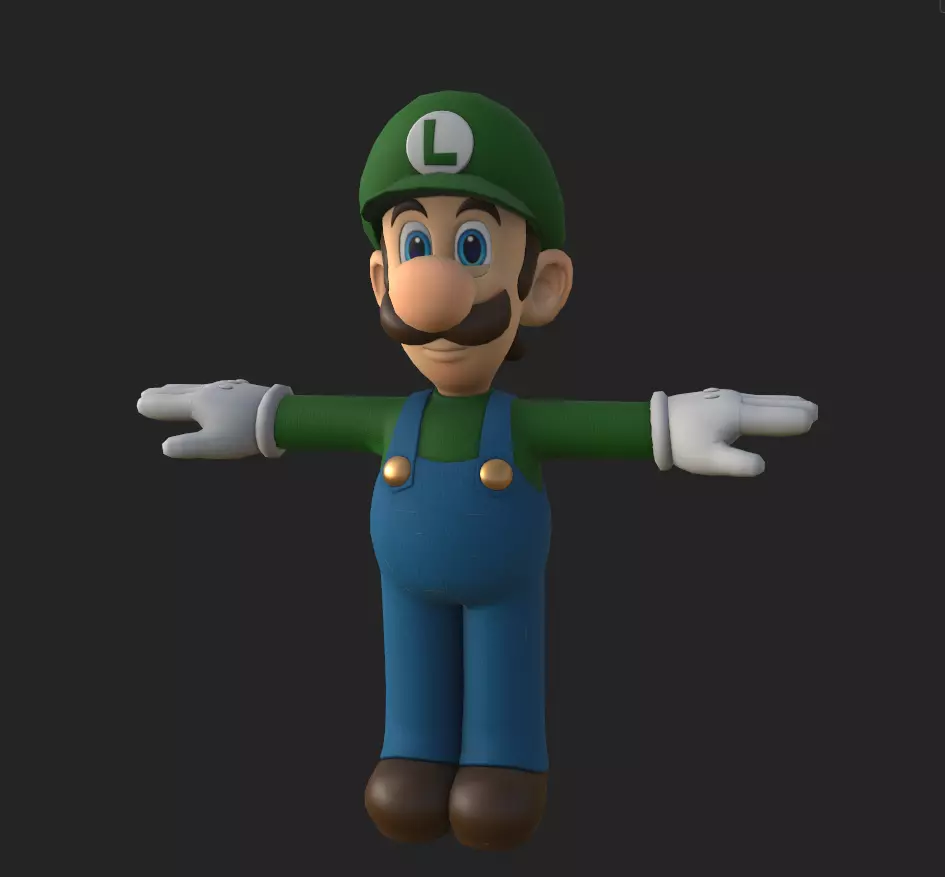 Luidji Low-poly 3D model_0