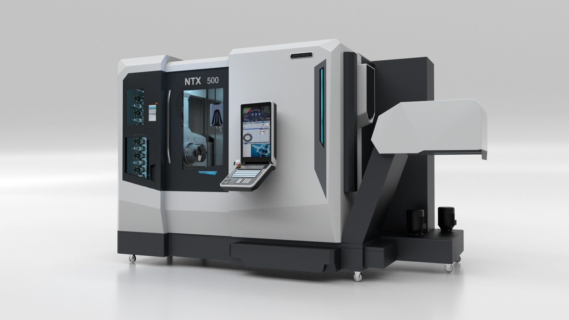 Milling Machine Dmg  Ntx 500 3D model_2