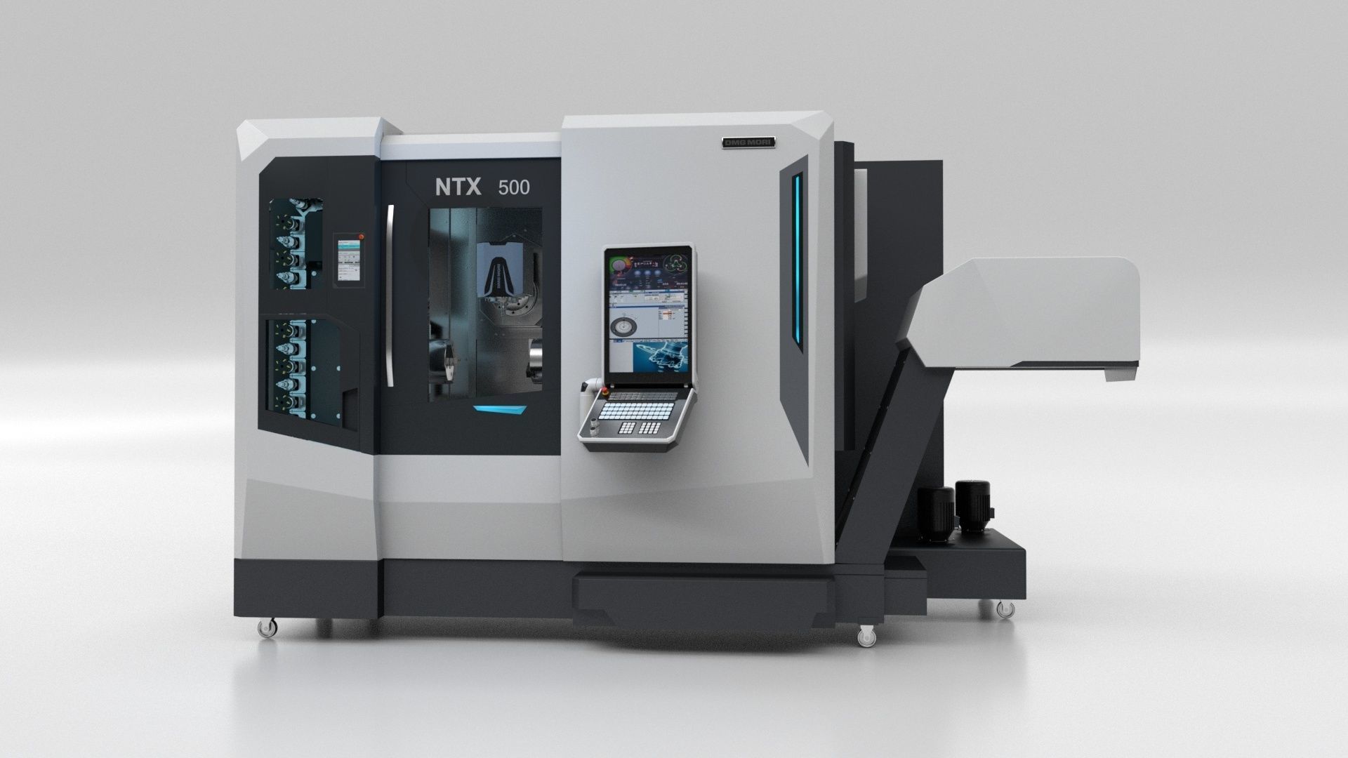 Milling Machine Dmg  Ntx 500 3D model_3