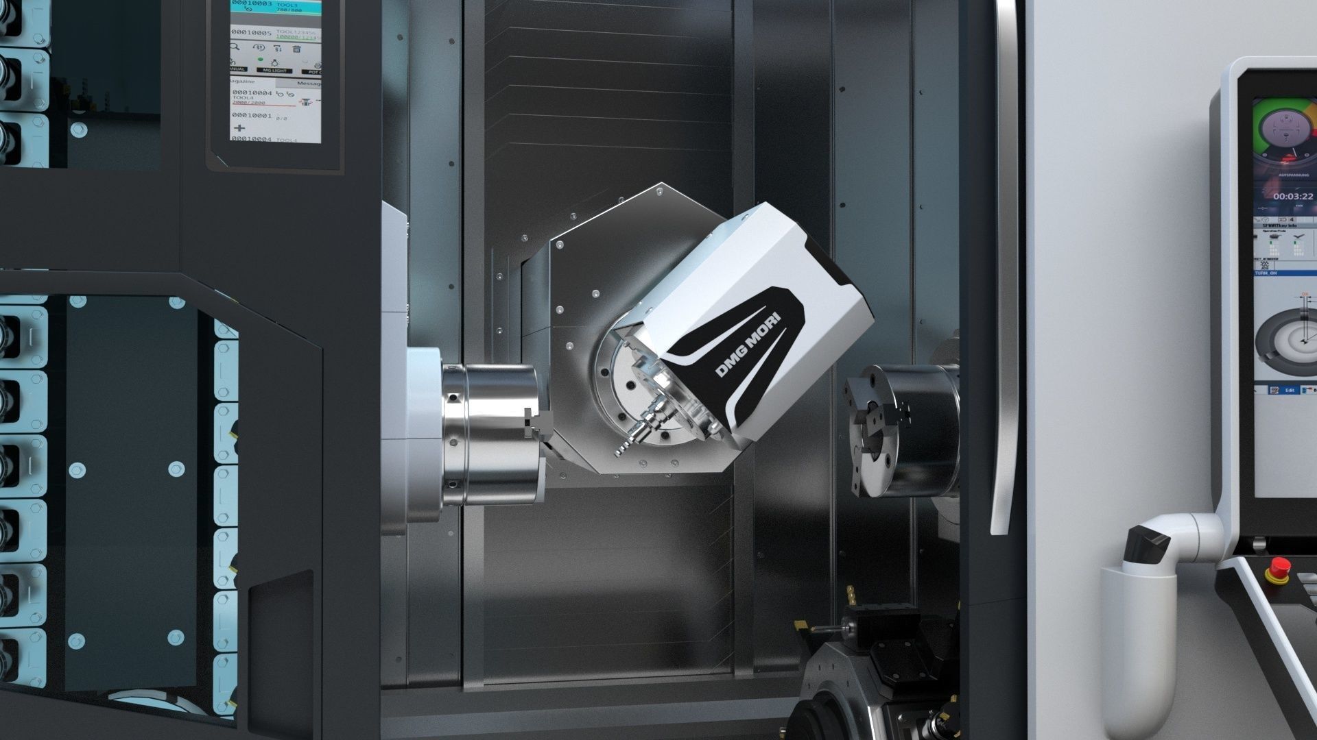 Milling Machine Dmg  Ntx 500 3D model_16