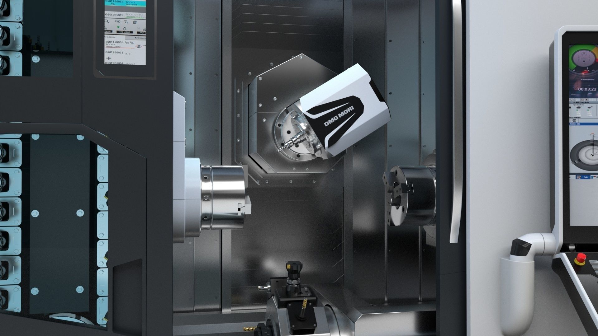 Milling Machine Dmg  Ntx 500 3D model_20