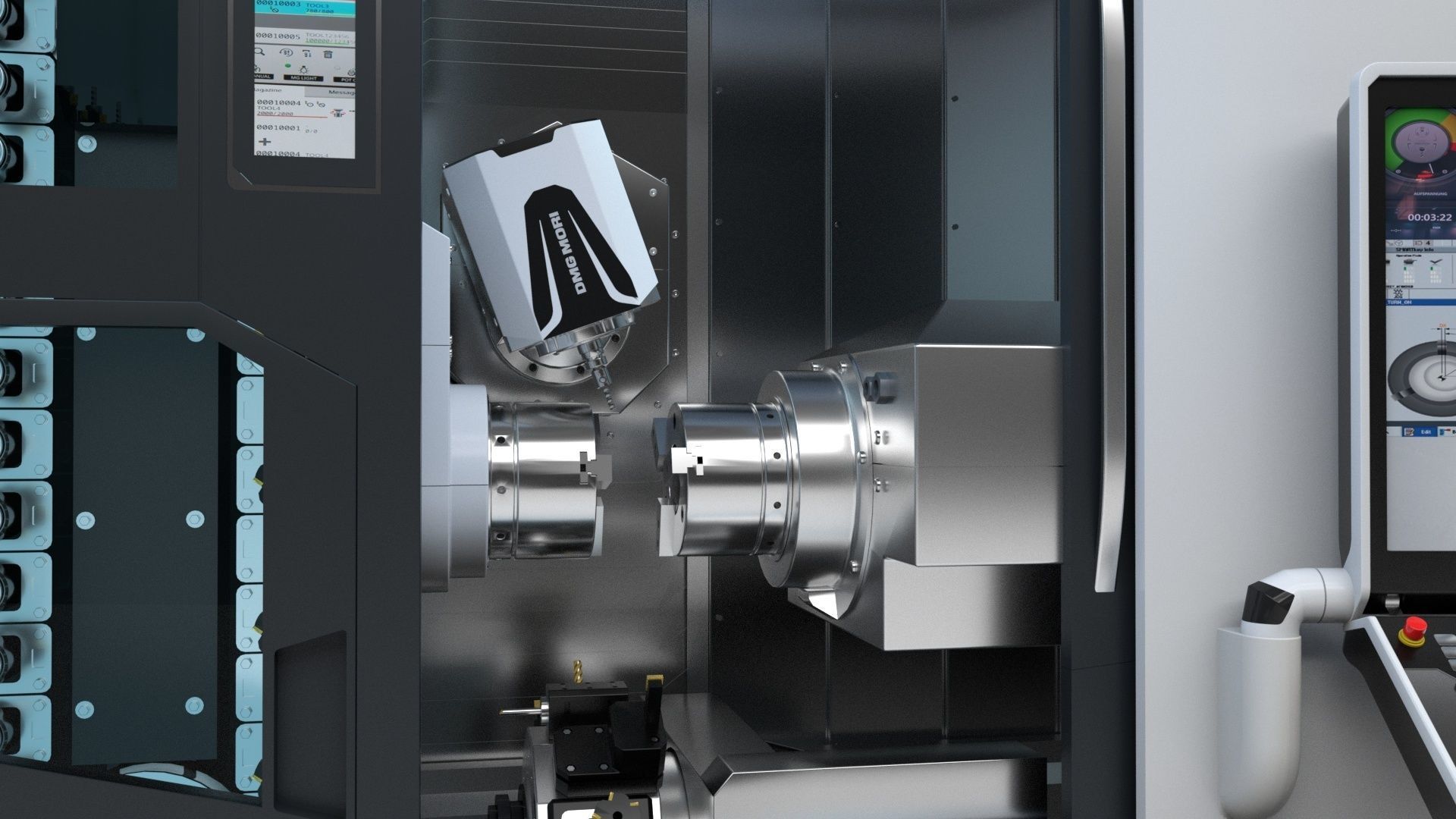 Milling Machine Dmg  Ntx 500 3D model_15