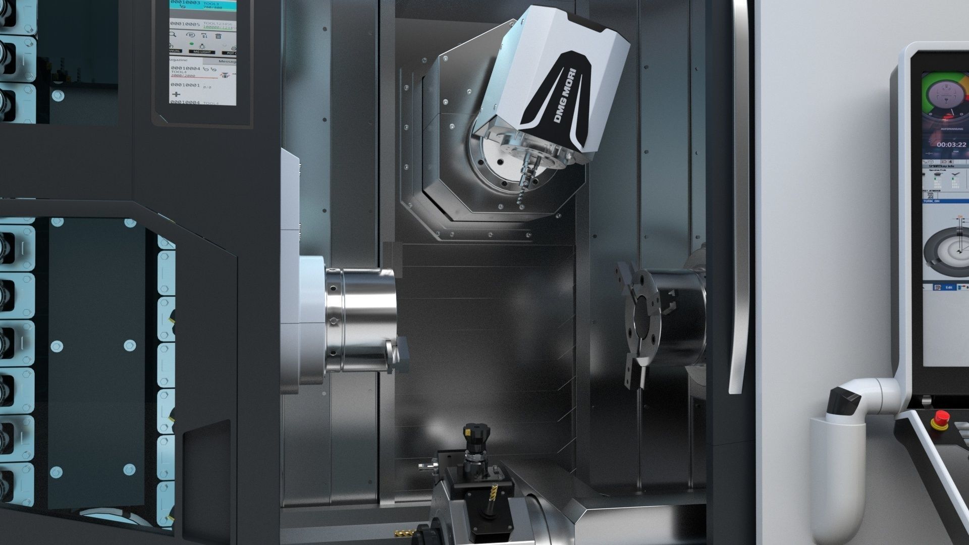 Milling Machine Dmg  Ntx 500 3D model_21