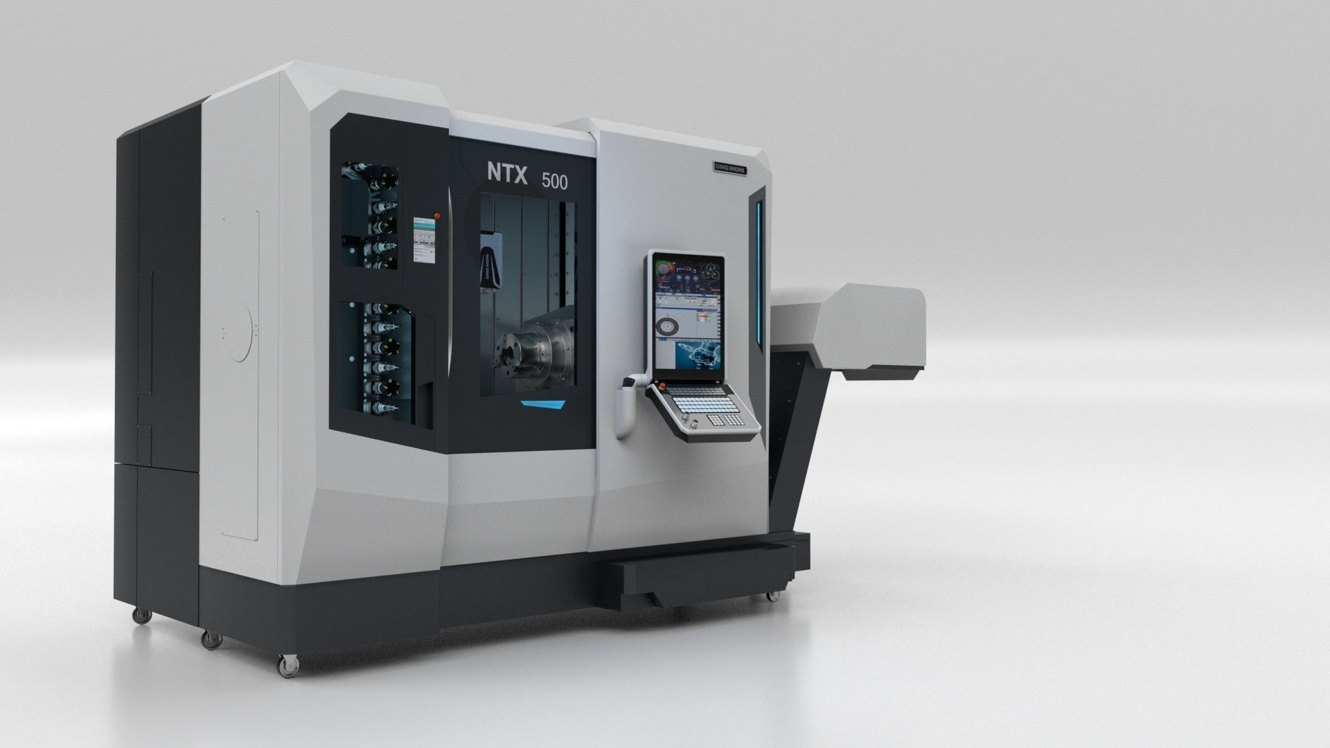 Milling Machine Dmg  Ntx 500 3D model_4