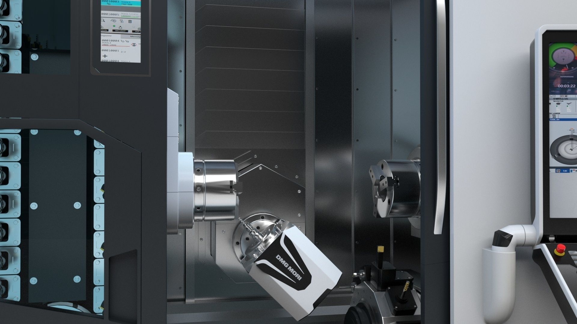 Milling Machine Dmg  Ntx 500 3D model_18