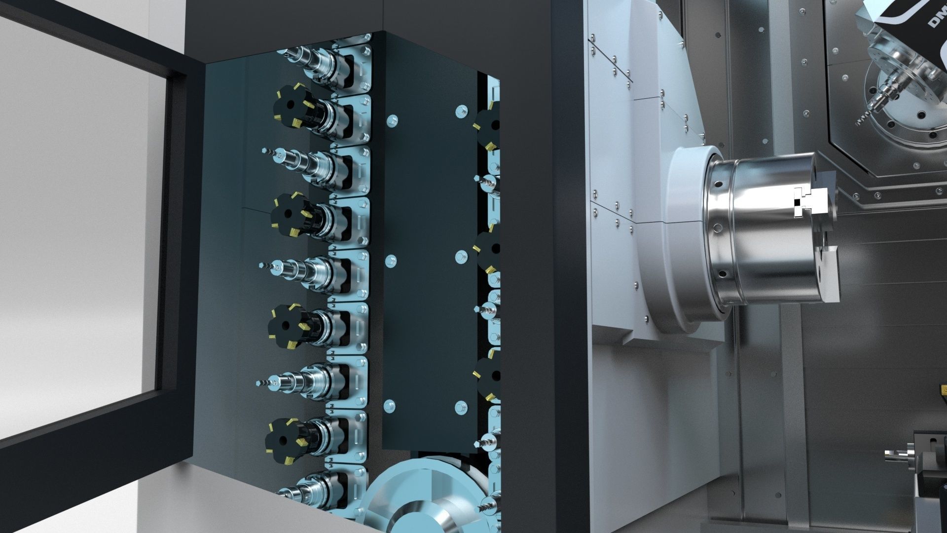 Milling Machine Dmg  Ntx 500 3D model_30