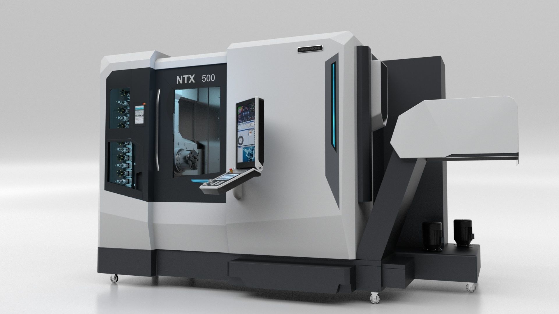 Milling Machine Dmg  Ntx 500 3D model_33