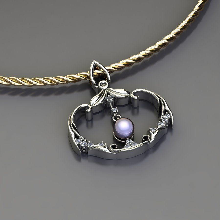 Jewellry Pendant 3D print model_4