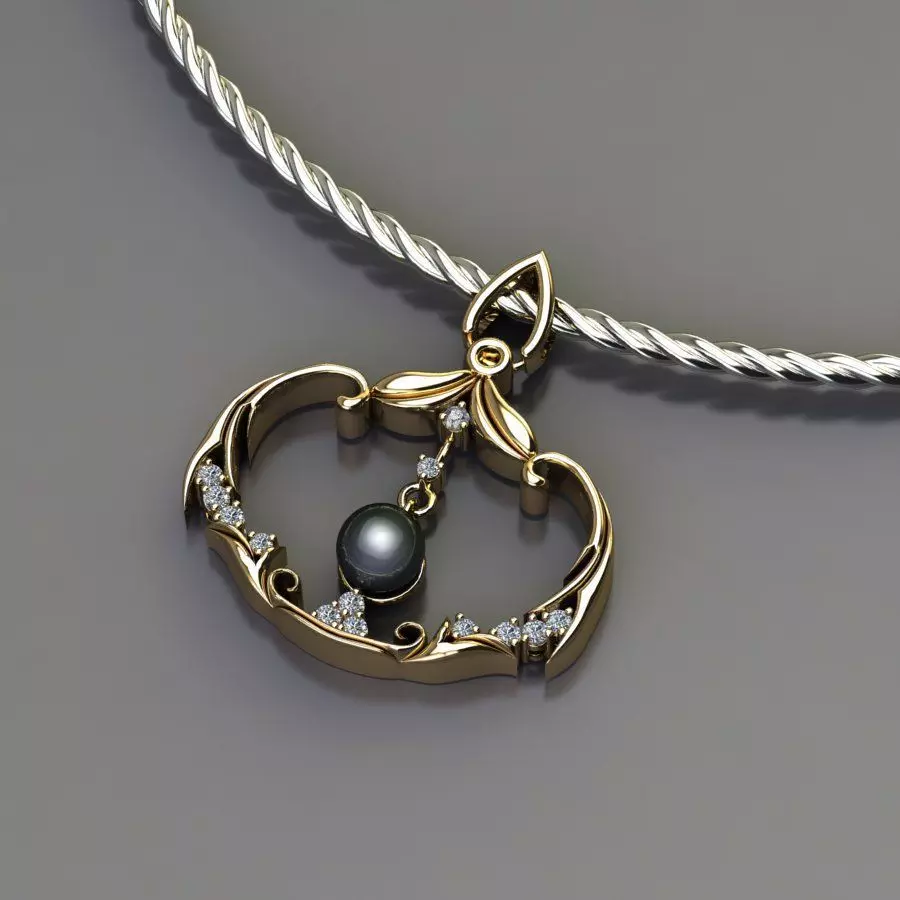 Jewellry Pendant 3D print model_0