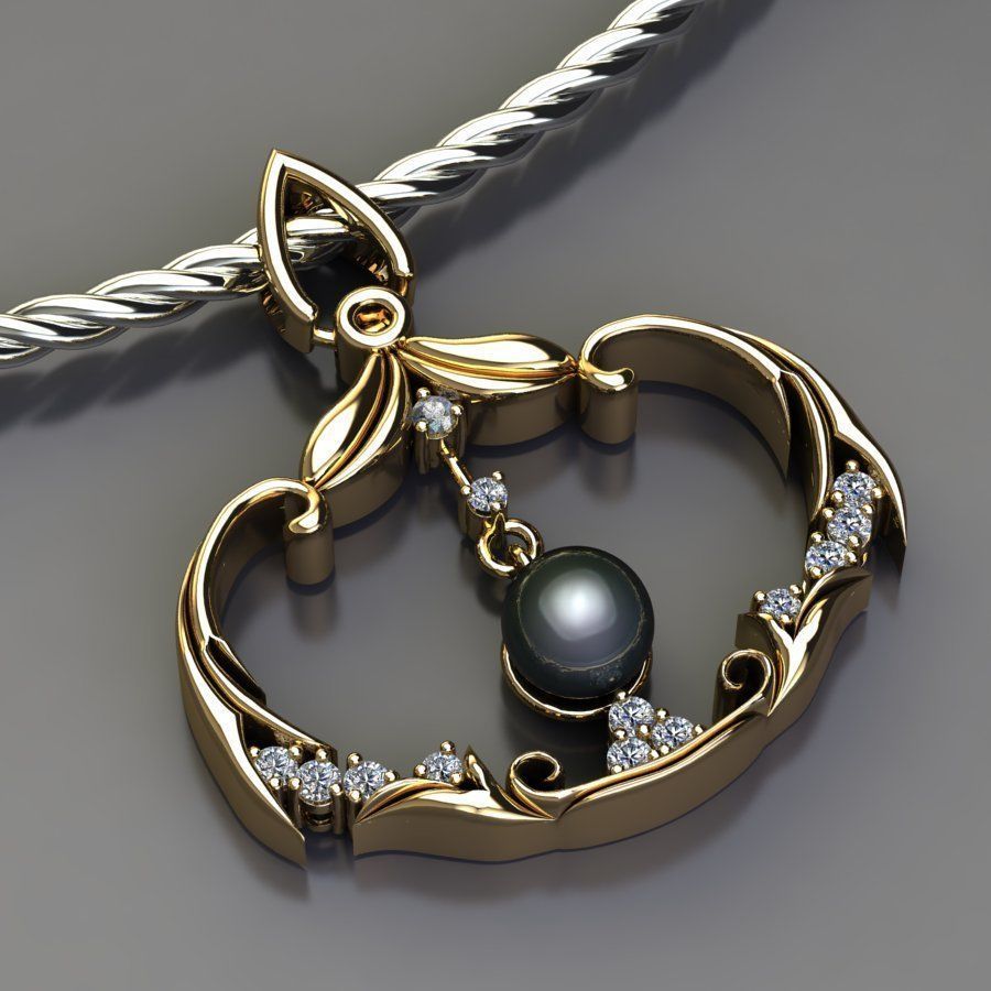 Jewellry Pendant 3D print model_1