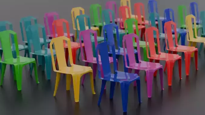 Plastic Chairs Model