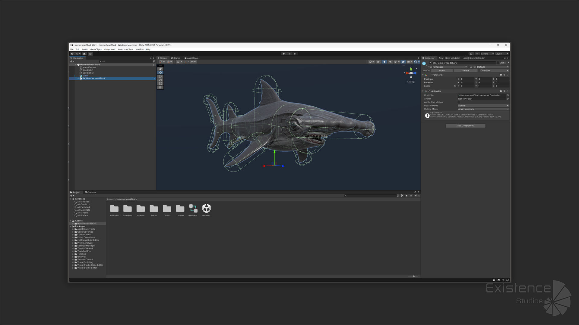 Hammerhead Shark - Ocean Predator - Underwater Creature - 29 Low-poly 3D model_20