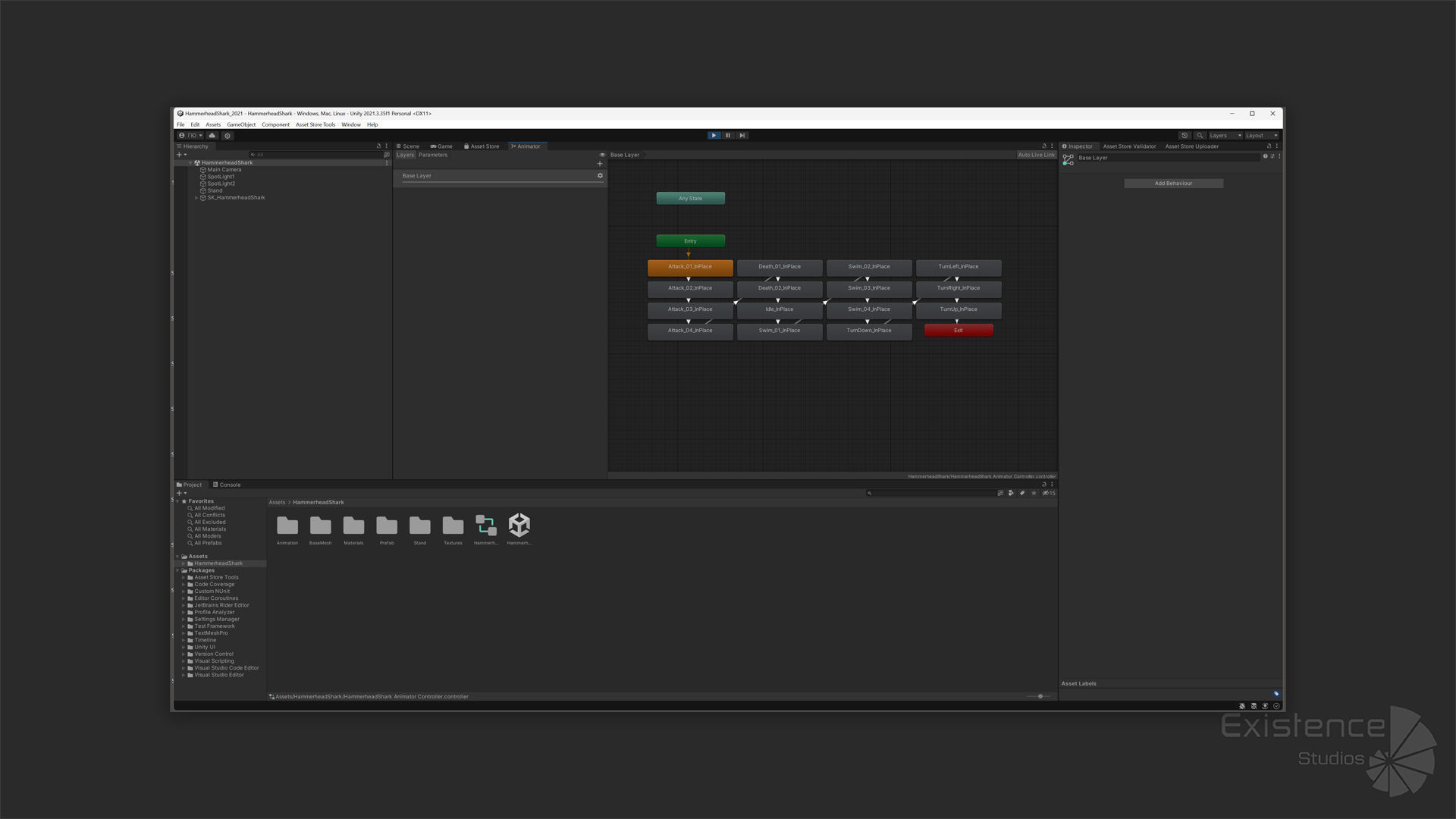 Hammerhead Shark - Ocean Predator - Underwater Creature - 29 Low-poly 3D model_18