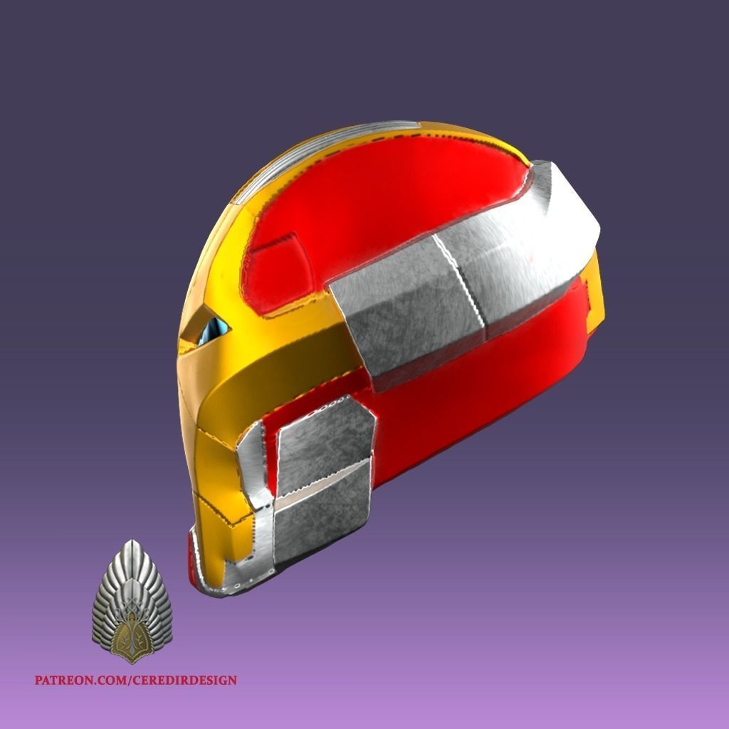 IronMan MK17 Heartbreaker helmet 3d digital download 3D print model_1