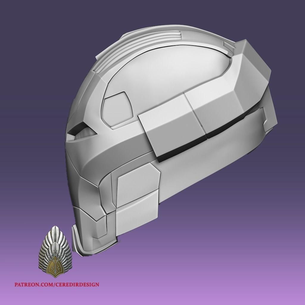 IronMan MK17 Heartbreaker helmet 3d digital download 3D print model_6