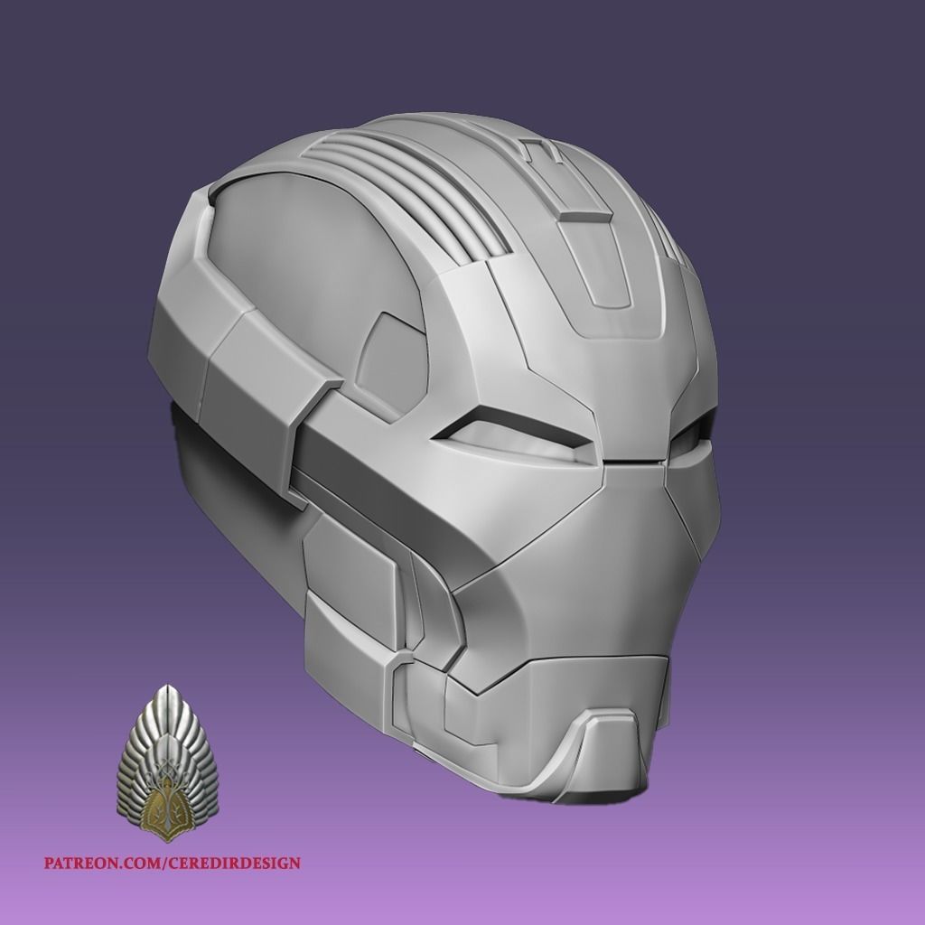 IronMan MK17 Heartbreaker helmet 3d digital download 3D print model_4