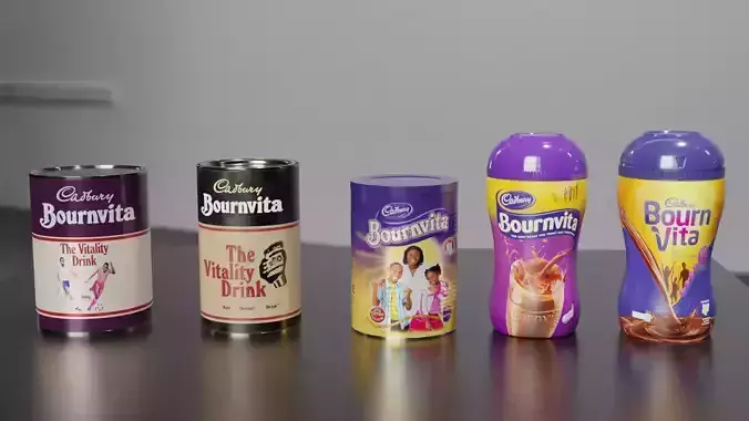 bournvita 3D MODEL ALL GEN