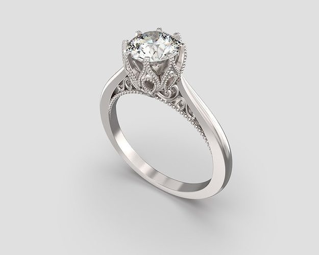 R 081 ring 3D print model