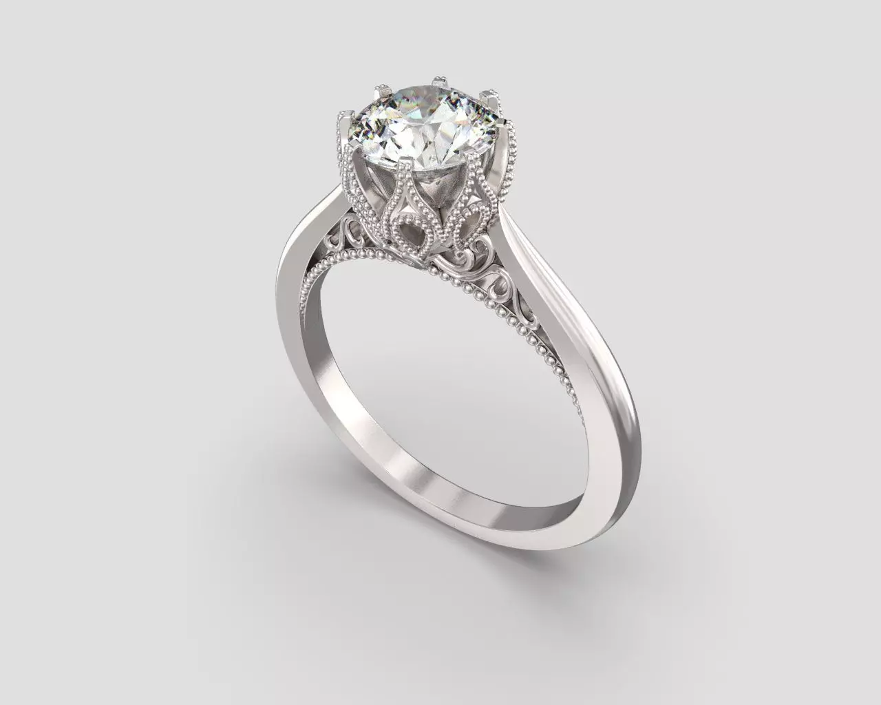 R 081 ring 3D print model