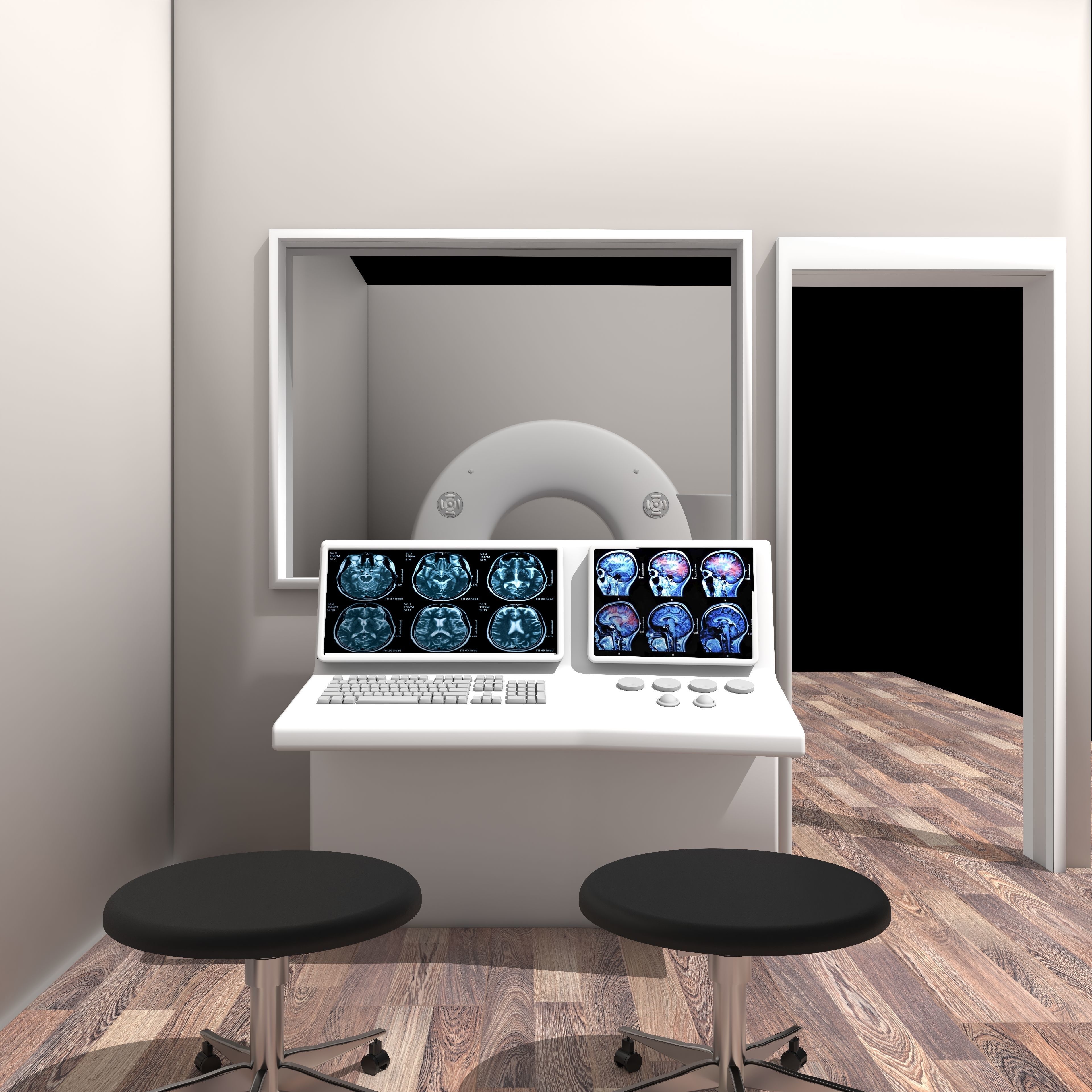 MRI Unit 4K 3D model_1